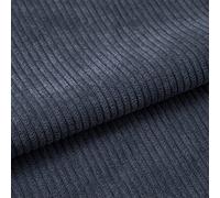 155cm Wide DIY Corduroy Material Fabric, Upholstery Sewing Craft Material Fabric, 22 Solid Colors, Polyester Washable, for Coat Shirt Dress Pants Costume Sofa Throw Pillow Covers (Color : 10 Blue, S