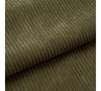 155cm Wide DIY Corduroy Material Fabric, Upholstery Sewing Craft Material Fabric, 22 Solid Colors, Polyester Washable, for Coat Shirt Dress Pants Costume Sofa Throw Pillow Covers (Color : 12 Green,