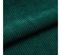 155cm Wide DIY Corduroy Material Fabric, Upholstery Sewing Craft Material Fabric, 22 Solid Colors, Polyester Washable, for Coat Shirt Dress Pants Costume Sofa Throw Pillow Covers (Color : 08 Green,