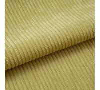 155cm Wide DIY Corduroy Material Fabric, Upholstery Sewing Craft Material Fabric, 22 Solid Colors, Polyester Washable, for Coat Shirt Dress Pants Costume Sofa Throw Pillow Covers (Color : 19 Yellow,