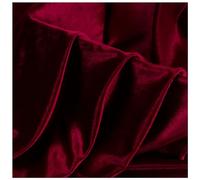 155cm Wide Stretch Velvet Fabric Glossy Velour Material for Upholstery Sofa Couch Costumes Crafting Dressmaking Curtain Blind Cushion Craft(Size:155x300cm,Color:Wine red)