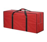 155L Extra Large Duffle Bag - 42 inch Holdall Bag Heavy Duty & Water Resistant Travel Bag Durable Luggage Storage Bag for Camping, Sports (Red)