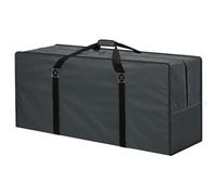 155L Extra Large Duffle Bag - 42 inch Holdall Bag Heavy Duty & Water Resistant Travel Bag Durable Luggage Storage Bag for Camping, Sports (Dark Grey)