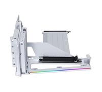 Lian Li ATX PC Case Multi-Directional 4 Slots Vertical GPU Kit V3 - Premium Gen 5 Riser Cable PCI-E 5.0 x16-155mm, PCIe 3.0/4.0 Compatible, Adjustable Position - (VG4v3 White)