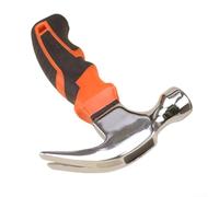 155mm Small Claw Hammer, Portable Ramshorn Hammer with Ergonomic TPR Handle for Woodworking and Small Nail Driving, Metal Hand Tool
