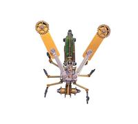 155PCS 3D DIY Metal Steampunk Insect Mechanical Bumblebee B Assembled Model, High Precision Metal Parts, Golden Wings & Metallic Fuselage, Creative Desktop Ornament for Home Office