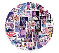 155PCS Pop Demon Hunters Sticker Sheets - Korean Idol Movie, 3D Anime, Huntrx, Saja Boys, Jinwoo, Rumi, Tiger, Zoeystery, Miromabby - Waterproof Vinyl Decals for Bottle, Phone, Party Decor, Scrapbook