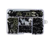 155pcs/set Motorcycle Accessories 6 Colors Fairing Bolts And Nuts Kit For CBR 600RR 600 RR CBR600(Black)