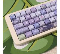 156 Keys PBT Dye Sub Custom Purple Keycaps URE Profile Butterfly Keycap Set Fit for 95% 75% 65% 60% Cherry Mx Switches Mechanical Keyboard