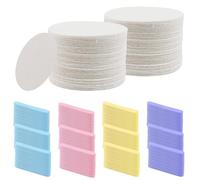 156 PCS Facial Cleansing Sponges, Compressed Face Cleansing Sponges, Natural Wood Pulp Cotton Face Washing Sponge for Daily Skin Care Deep Cleansing Makeup Remover (2.55'',3.14'')