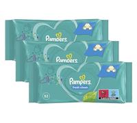 156 pk Pampers Baby Wipes Multipack, Wet Wipes for Face Hand Body Bottom, Baby Essentials, Wipes Baby Pack 3x52 Wet Wipes Baby Stuff, Fresh Wipes, Baby Wipes Bulk, Wipes Care Clean Skin+Cheeroo Magnet