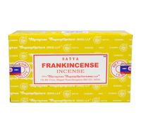 156 Satya Frankincense Incense Sticks 180 Grams (12 boxes of 15 grams each) Sai Baba Nag Champa