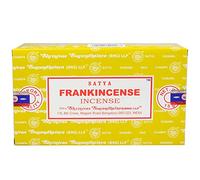 156 Satya Frankincense Incense Sticks 180 Grams (12 boxes of 15 grams each) Sai Baba Nag Champa