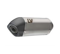 Leovince Lv-14 Aprilia Tuareg 660 Abs 22-26 Homologated Muffler Silver Homologated