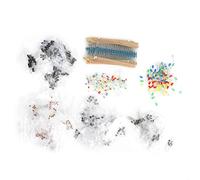 1565PCS Electronic Component Assorted Kit Capacitor LED Diode Transistor 1/4W Resistor for School Experiment