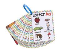156Pcs English Letter Phonics Flashcards Double Side | Double Side Letter Cards with Words Pictures for Children Classroom Phonics Teaching Aid Early Education