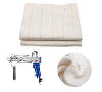 157×59 Inches Large tufting Cloth for Punch Needle Primary Monks Cloth with Marked Lines, Needlework Fabric for Rug Tufting Gun (4m*1.5m)