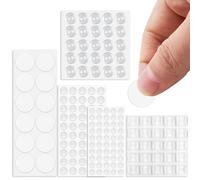157 Pcs Transparent Silicone Pads,Buffer Furniture Pad,Adhesive Bumper Pads Clear Rubber Feet,Clear Furniture Buffer Pads,Self Adhesive Noise Pads Elastic Door Buffer Furniture Pad for for Drawers