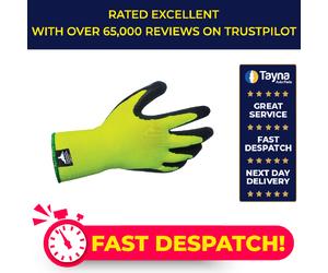 157 Yellow Hivis Grip Gloves Med A340YERM Portwest Genuine Top Quality Product