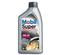 Mobil Super 2000 X1 10W-40 10W40 Semi /Part Synthetic Engine Oil - 1L
