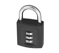 158/40 40mm Combination Padlock (3-Digit) Die-Cast Body Carded Abus White One Size