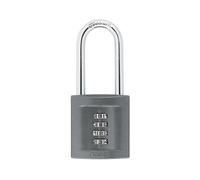 158/50HB50 50mm Combination Padlock (4-Digit) Long Shackle Abus White One Size
