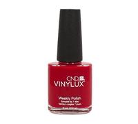 158 CND VINYLUX WILDFIRE Weekly Polish Nail Red Velvet Color Coat Manicure 0.5oz