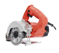 1580w Wood Stone Cutter Saw Granite Ceramic Tile Marble Cut Machine+110mm Blade Wood and Stone Cutting Machine, with Protective Cover, 0-45°, Red, 13000RPM