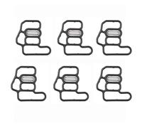 158156A0A01 Durable Cylinder Head Valve Solenoid Gasket Fit For Honda Filter Seal Pad 15815-6A0-A01(6pcs)