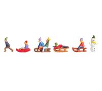 Noch 15819 Children in the Snow (6) and Accessories Figure Set
