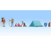 15876 Noch HO Various Figures Camping with Accessories as in Photo Scale 1:87