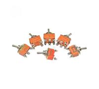 15A 250V Miniature Toggle Switch, 2/3/4/6 Pin ON-OFF ON-OFF-ON SPDT DPDT E-TEN1021/1122/1121/1221/1321/1322(12MM Waterproof Cap)