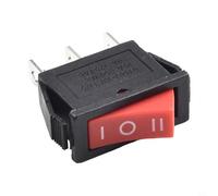 15A 250V Rocker Switch with On Off On Positions 3 Pins for Various Applications