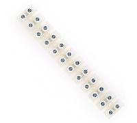 15A Amp Terminal Block, 12 Way Electrical Terminals, Clear Polyethylene Electrical Connector Strips, Chocolate Chock Blocks for Wire Connecting/Joining Cables, Dual Row 12 Piece Position Wire