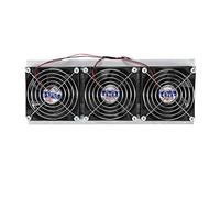 15A Three-core 3 TEC1-12705 Chip Peltier Kit Semiconductor Refrigeration Thermoelectric Cooler with Power for Small Space Cooling