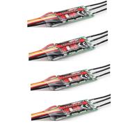 15A V2 Brushless ESC Speed Controler 2~3S 5V 2A with Reverse Thrust Function For For Hobbywing Skywalker ESC for 3D F3P Fixed-Wing DIY (4PCS Skywalker 15A-V2)