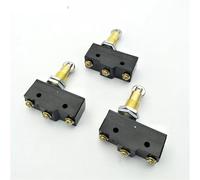 15A Z-15GQ22-B Panel Mount Roller Plunger Basic 1NO 1NC Limit Switch 12mm 3Pcs
