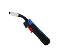 15AK CO2 MIG MAG Welding Torch Gun Replacement Head with Rubber Handle and Metal Nozzle for 150A 250A Welders Compatible with Linde EWM Kemppi Fronius