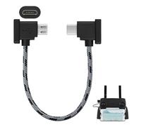 15cm/3.66 Inch Type-C to Micro USB for DJI Remote Controller Cable Fit for DJI Mavic Mini SE Mini 2 Pro Zoom Mavic Air Mavic Pro Platinum Spark Drones USB C Charging Date Cable Remote Controller Wire