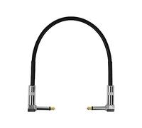 15cm/30cm/50cm Guitar Effects Pedal Cable Flat Connector 6.35mm Plug Copper Core Wire Adapter Line Round Head Electric Guitar Cable