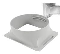 15cm/5.9in Portable Air Conditioner Exhaust Hose Coupler Window Adapter A/C Unit Tube Connector Square to Round Window Adapter for Air Conditioning Exhaust Port (1pc)