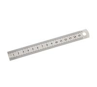 15cm 6 Inch Silver Stainless Steel Straight Ruler Precision Double Sided Drafting Metal Rulers for Measuring Tool Construction Rulers