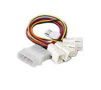 15cm Akasa Fan Cable to x4 Fans