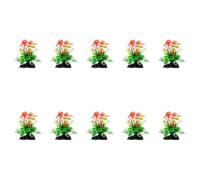15cm artificial aquarium plants set colorful fish for tank decor low Size