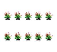 15cm artificial aquarium plants set colorful fish for tank decor low Size E