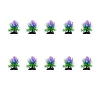 15cm artificial aquarium plants set colorful fish for tank decor low Size H