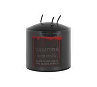 15cm Black Vampire Tear Pillar Red Bleeding Rose Candle Dripping Blood Goth emo