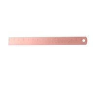 15Cm Brass Straight Ruler for School Office Stationery Metal Painting Drawing Tools Rose Gold Measuring Ruler Bookmark Nice and Fashion