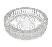 15cm Crystal Glass Bowl Heavy Duty Cut Glass Design - Multipurpose Use as Serving Bowl, Nut & Sweet Dish, Potpourri Holder or Ashtray - Elegant Home Décor Centrepiece JR5136