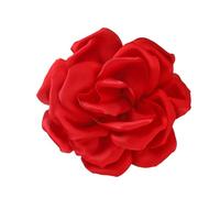 15cm Flower Brooch Fabric Rose Charm Breastpin Stylish Party Accessory Fashion Lapel Pin Statement for Women Fashion Accessory for Women